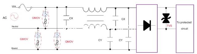 壓敏電阻的電路設(shè)計