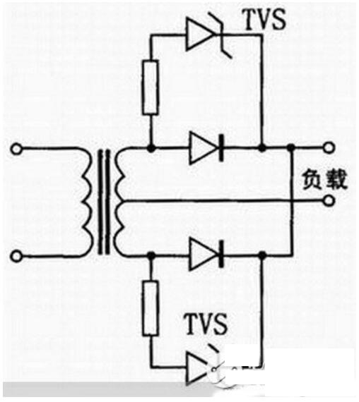 TVS二極管應(yīng)用于整流電路