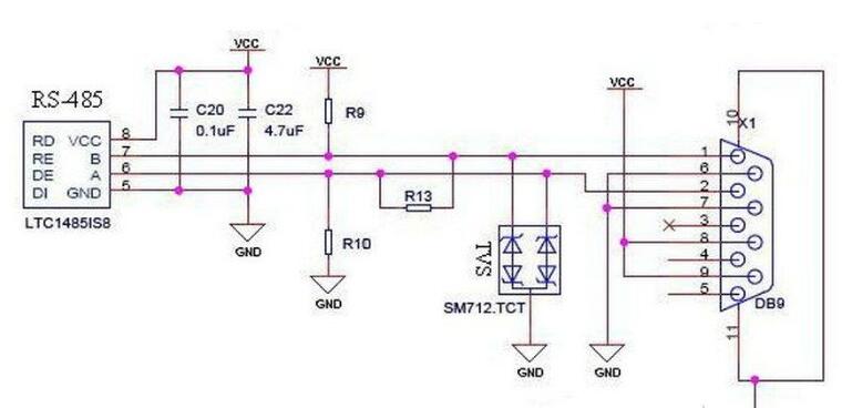 TVS瞬變二極管在電路設(shè)計應(yīng)用圖